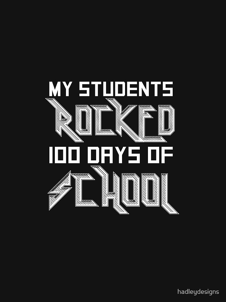 My Students Rocked 100 Days of School Elementary 2 by hadleydesigns