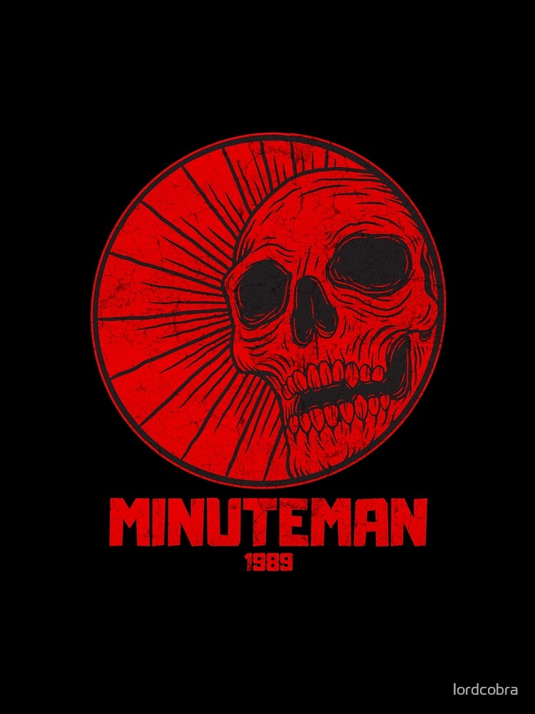 Copy of red skull minuteman vintage vibes by lordcobra