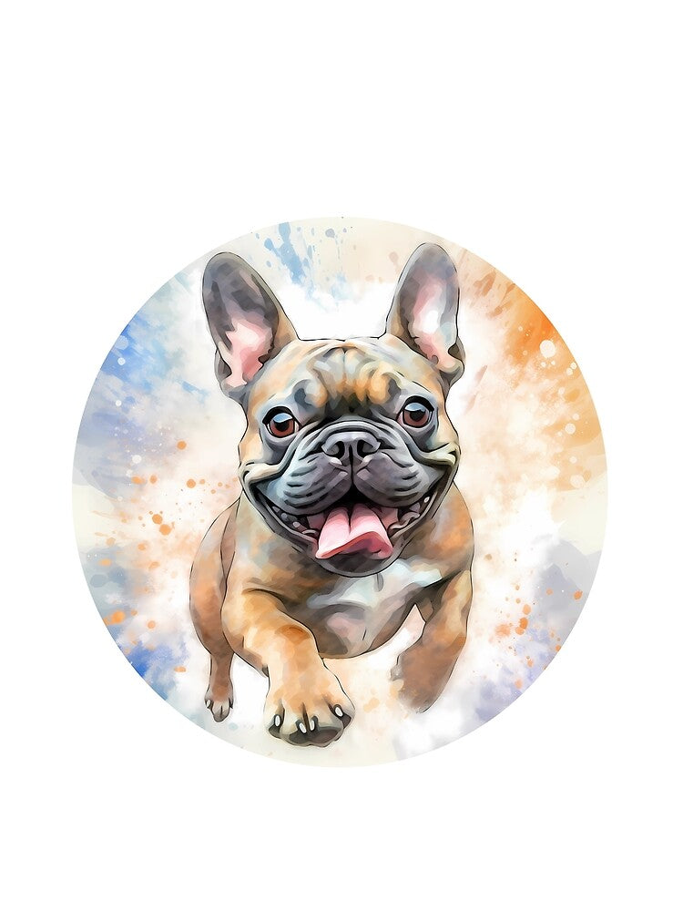 French Bulldog-Watercolor by Jdelgado813