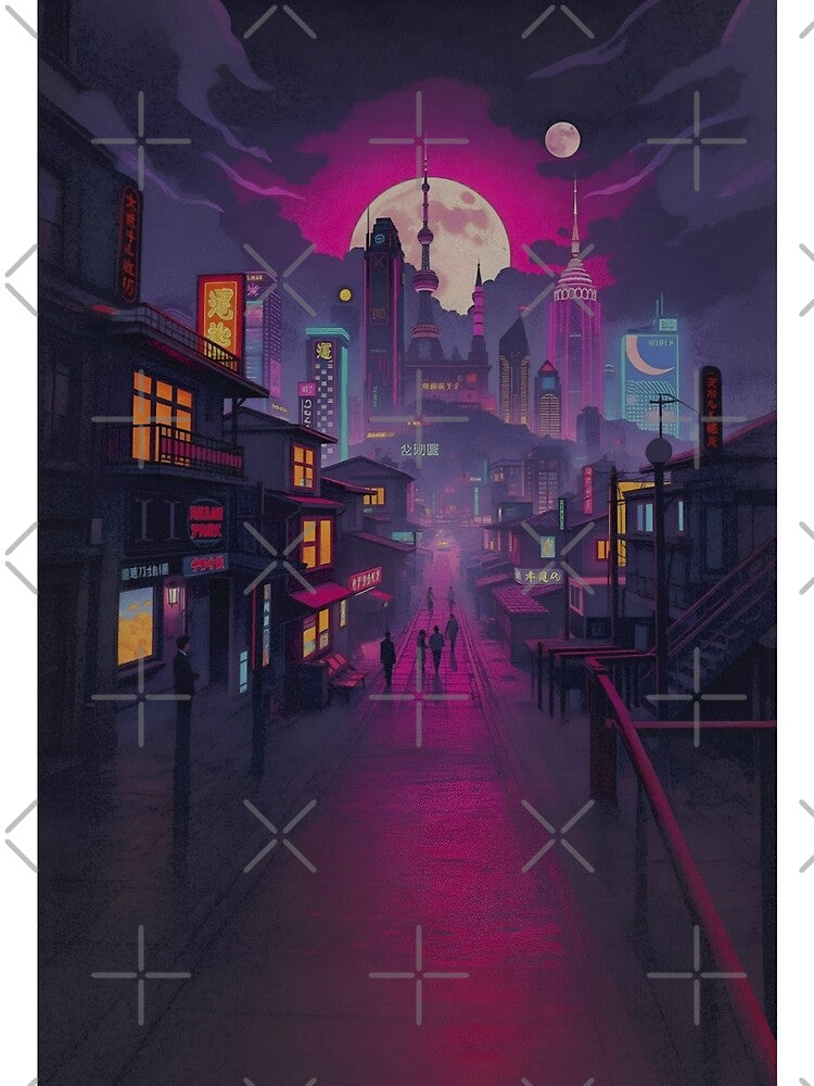 Neon City Night by Shamrocx
