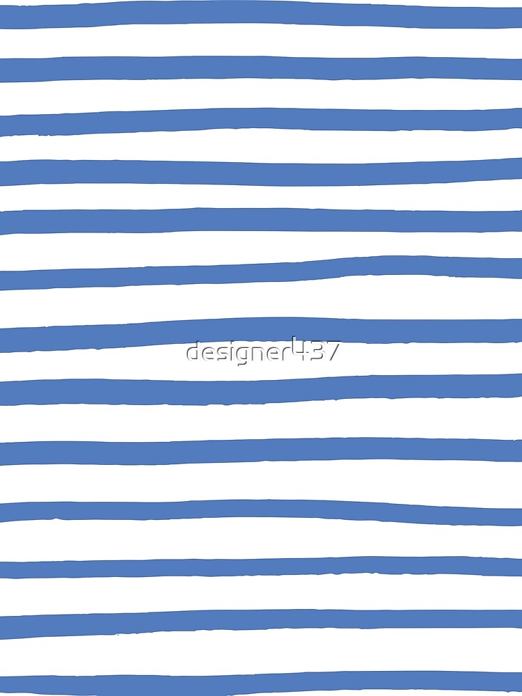 Blue hand drawn stripes by designer437