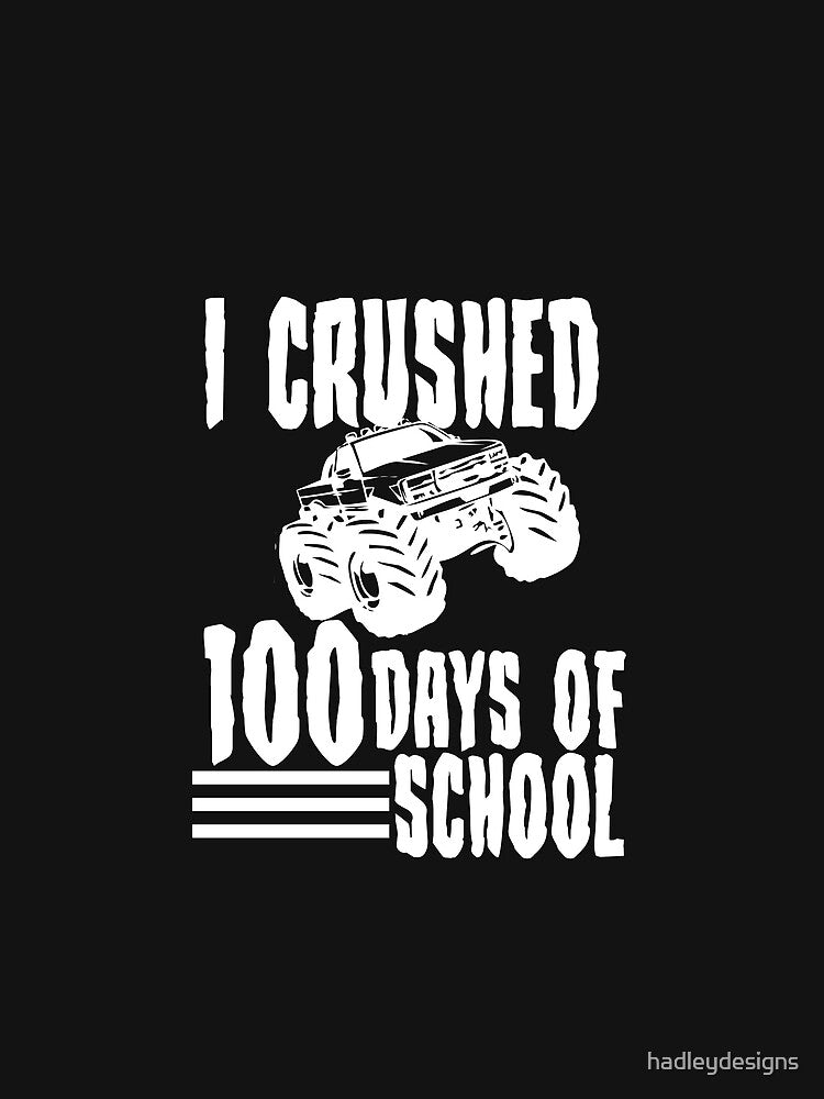 I Crushed 100 Days Of School Cute Elementary School 2 by hadleydesigns
