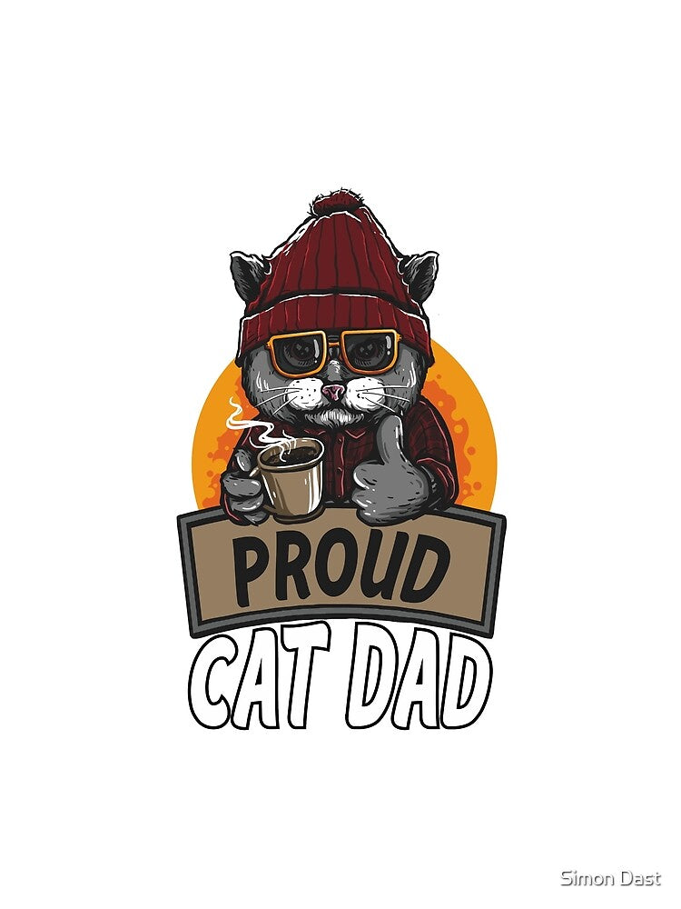 Proud cat dad by Simon Dast