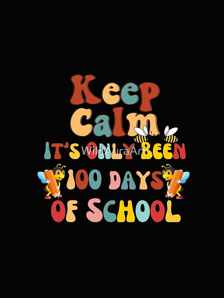 Happy 100 Days OF School 100 Days Smarter Teacher Survived Funny Family Matching by WildAuraArt