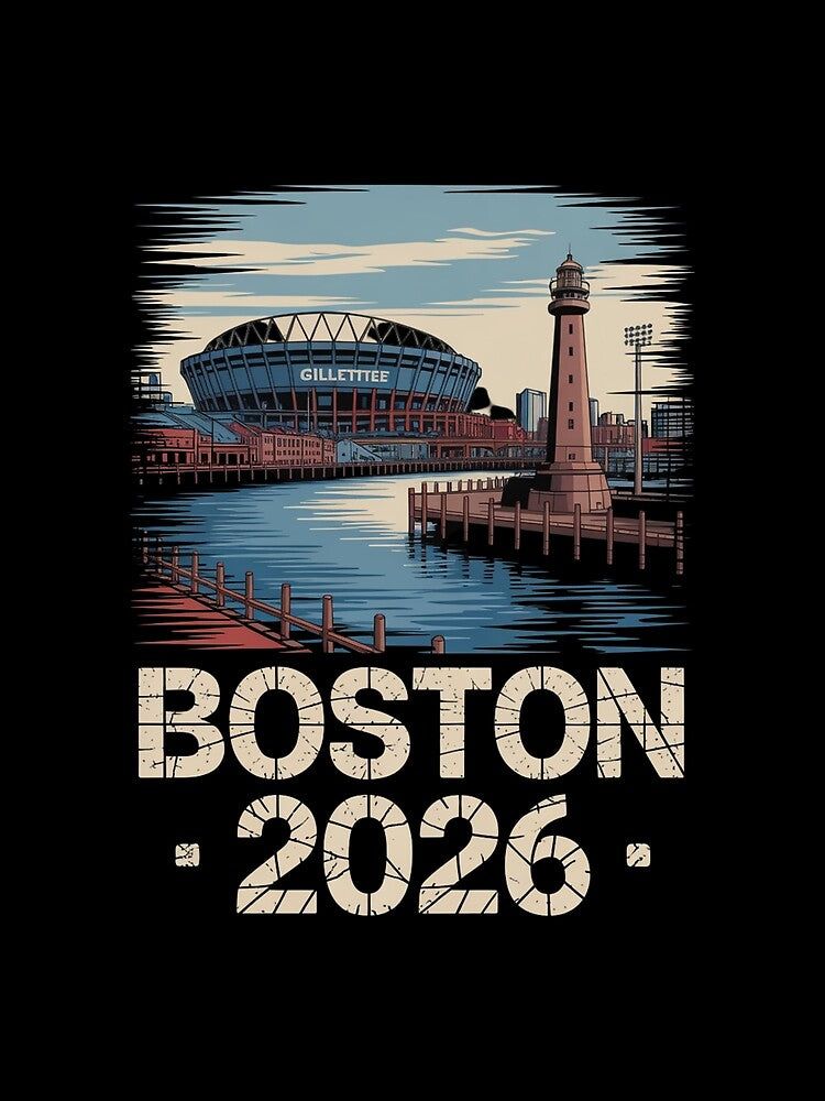 Boston 2026 New England Soccer Souvenir T-Shirt V5 by DarylWelsh2024
