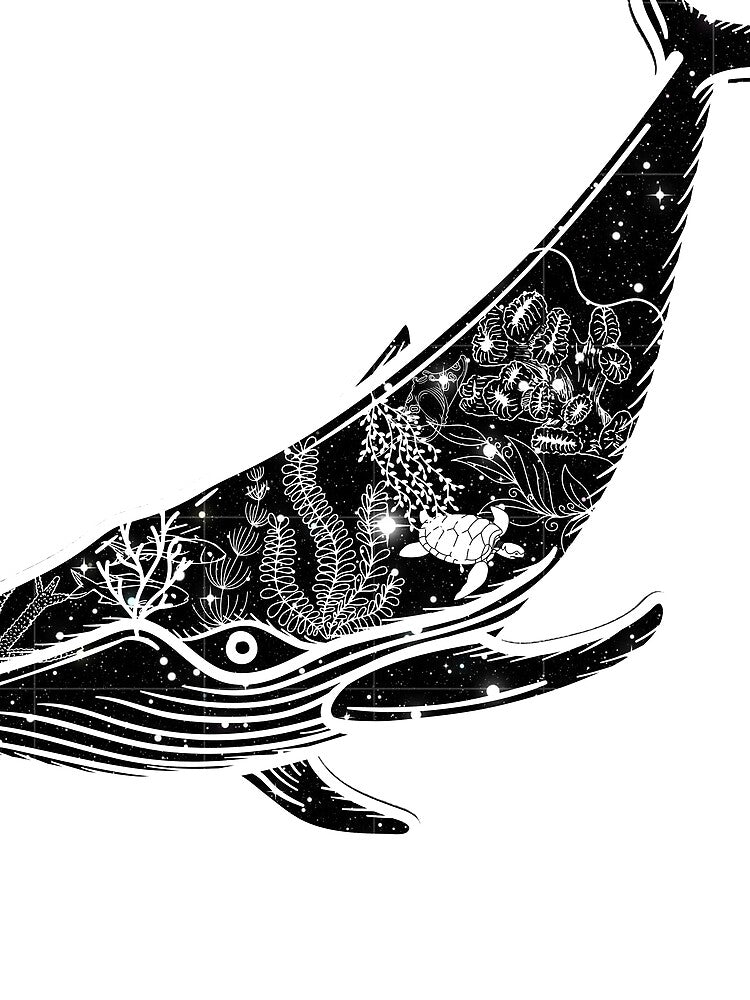 whale- With Ocean Inside Of It And Marine Life  Inside Of It by player-502