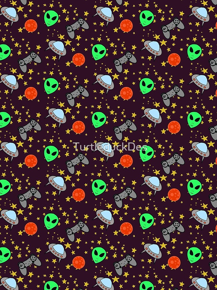 Space game print by TurtleduckDes