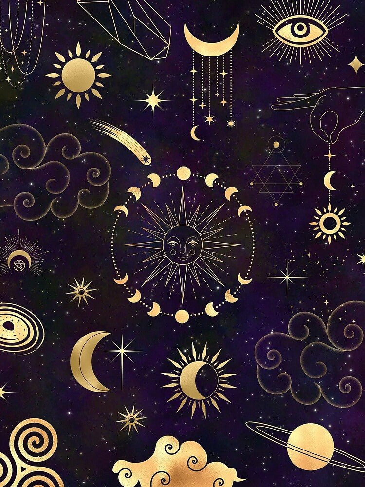 It's Just A Phase Lunar Moon Celestial Tarot by RebyNicks
