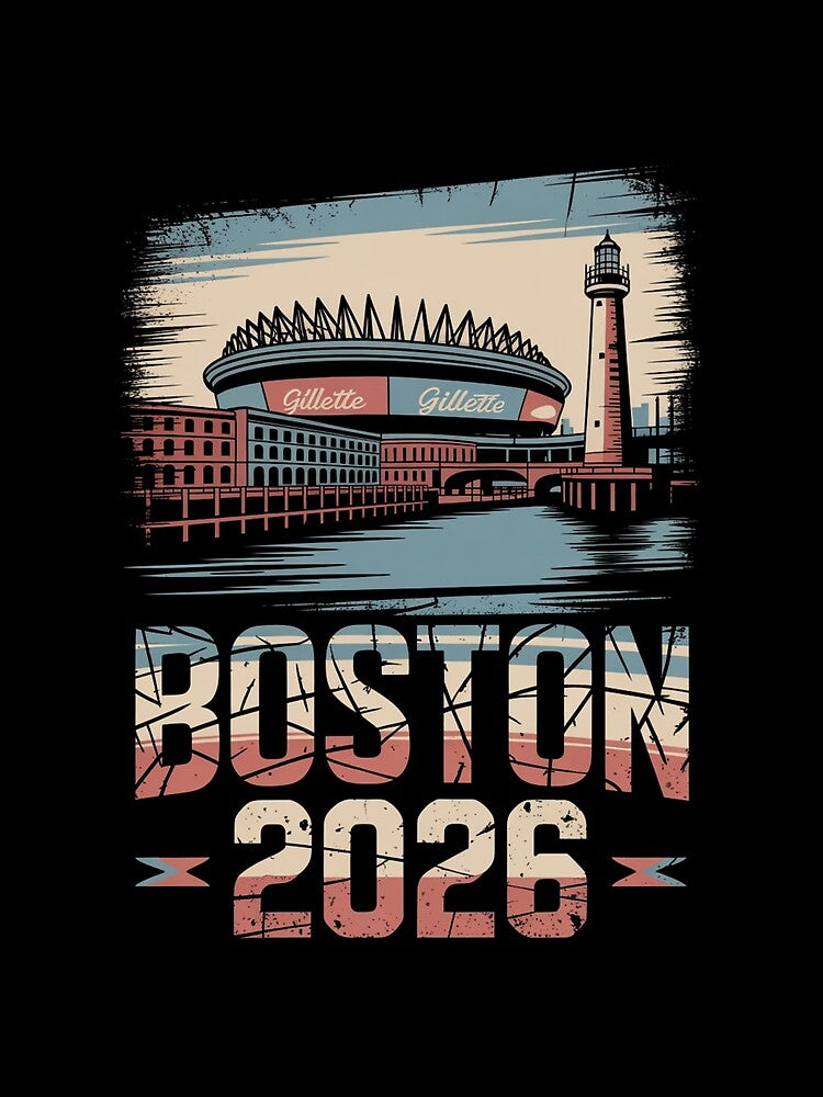 Boston 2026 New England Soccer Souvenir T-Shirt V7 by DarylWelsh2024