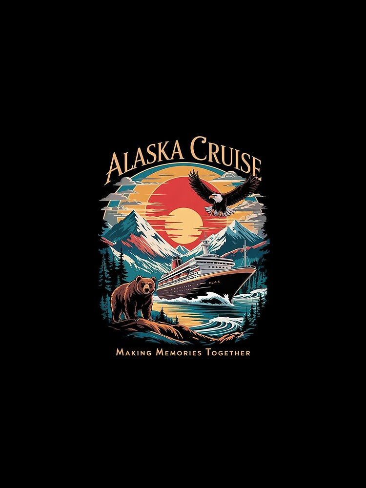 Matching Family Friends and Group Alaska Cruise 2025 8 by joyouartArt