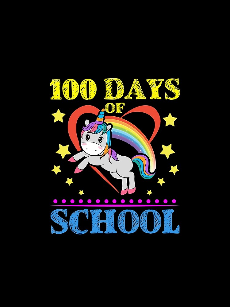 Cute Rainbow Unicorn !00 days of School by EverythingKawai