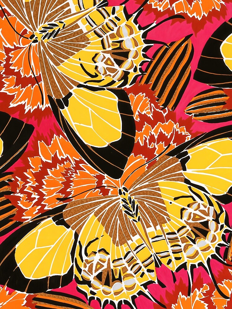 vintage butterflies pattern by Funny meme