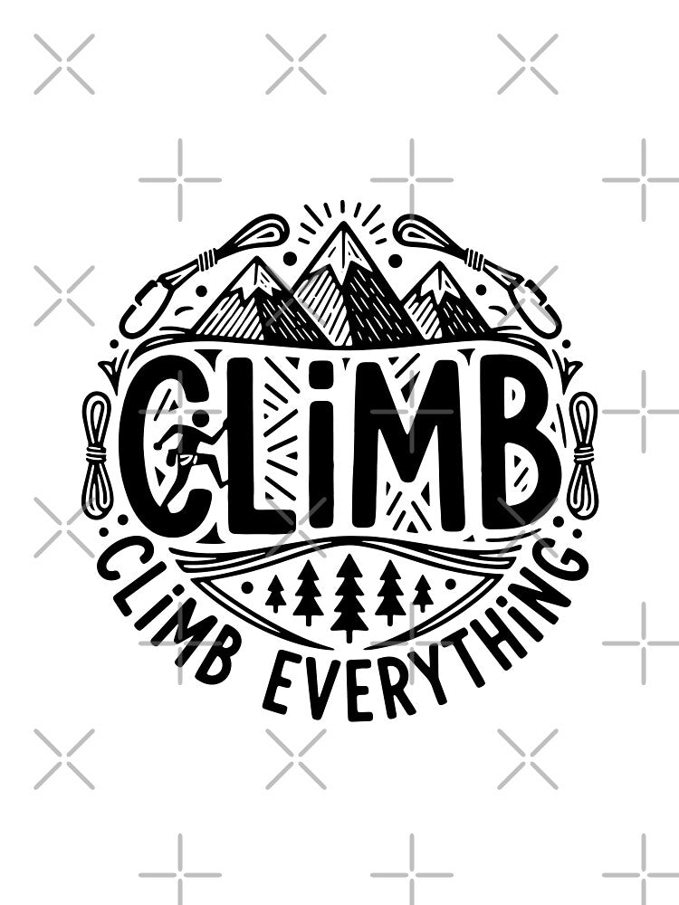Climb Everything Mountains Trees Adventure by LuminOrb