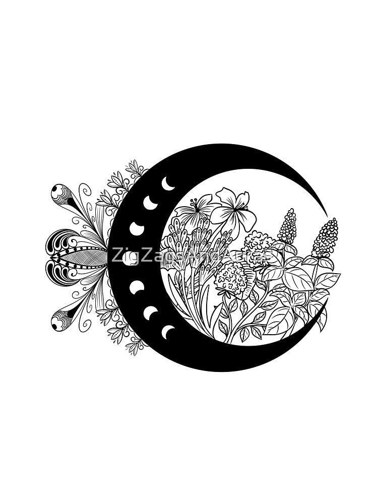 Herbs and Moon Phases by ZigZagsAndAuras