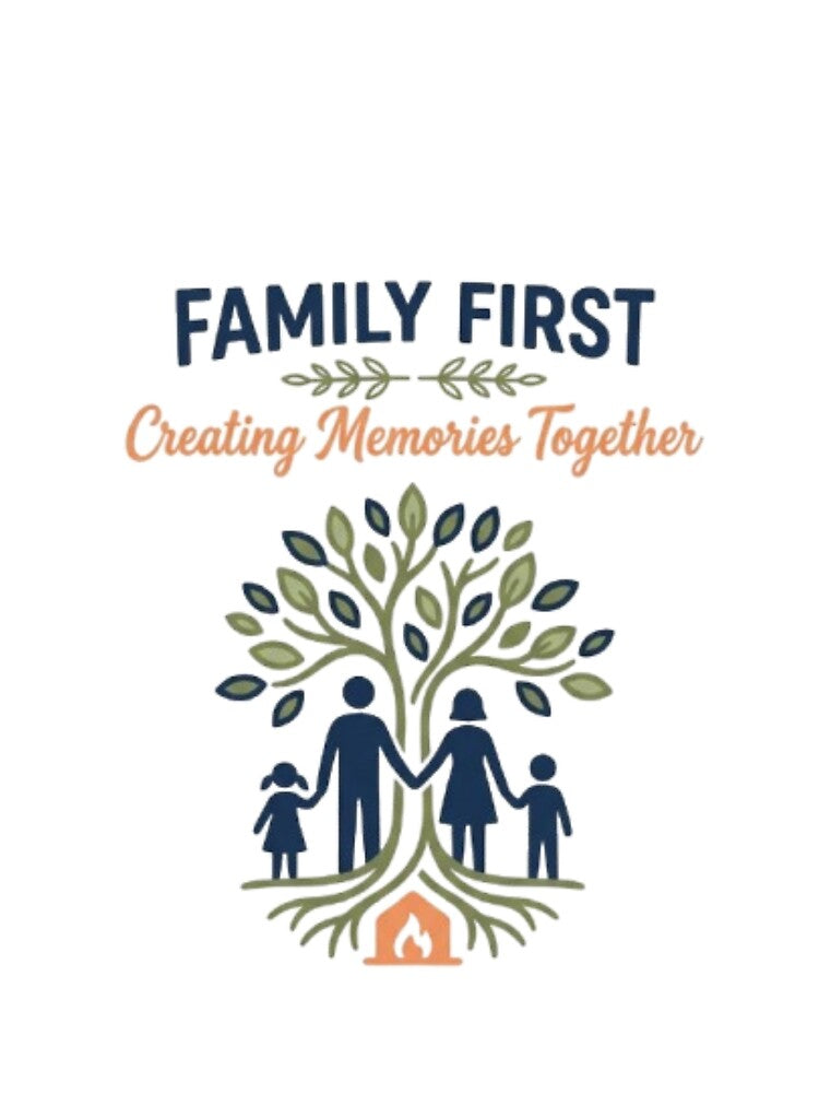 Family First Creating Memories Together Tree Graphic by RoyalDeluxGo
