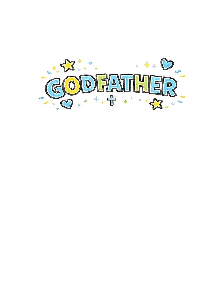 Godfather - Childlike Crayon Lettering Art by LEFTERIS-DESIGN