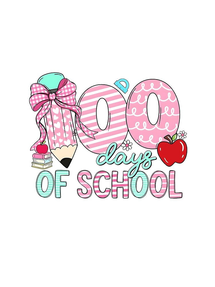 Cute 100 Days Of School Teacher Cute School Design by KroghDs