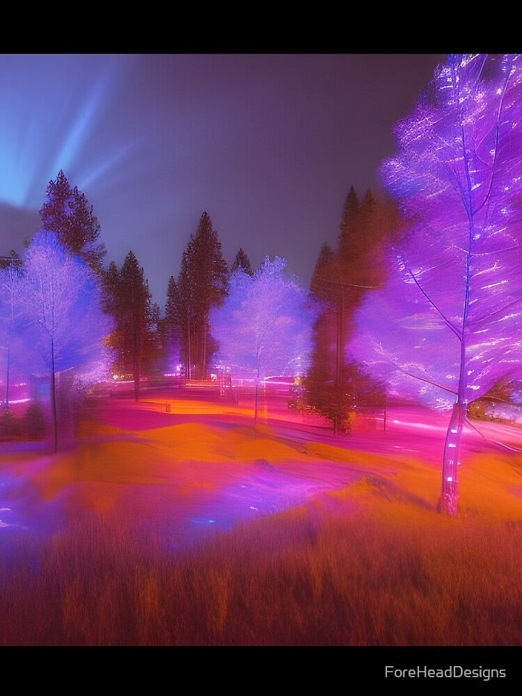 Colorful Neon Forest | Cyberpunk by ForeHeadDesigns