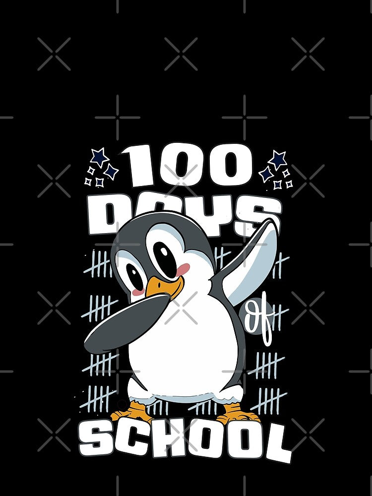 100 Days of school featuring a Dabbing Penguin #3 by XYDstore