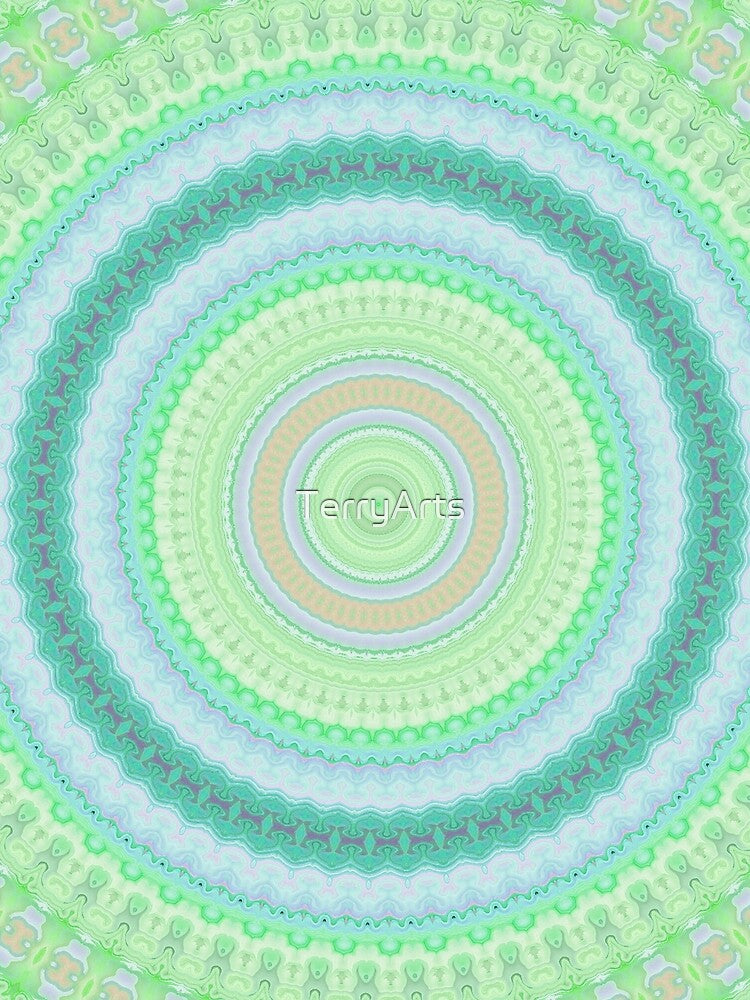 Pastel Mandala Abstract Soft Girl Aesthetic Bohemian Abstract Art 8 of 10 by Beachy