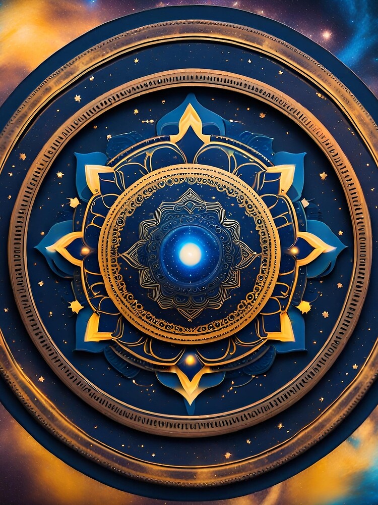 Mystical Galactic Mandala for Tranquil Meditation by SpiritualManda