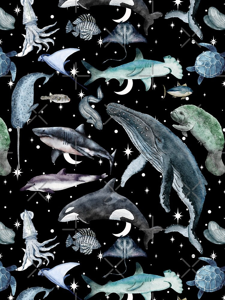 Celestial Marine Animals by ArtofAddison
