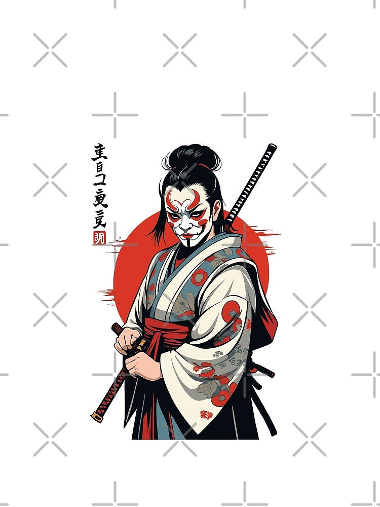 Japanese Samurai Artwork Anime Streetwear by LuminOrb