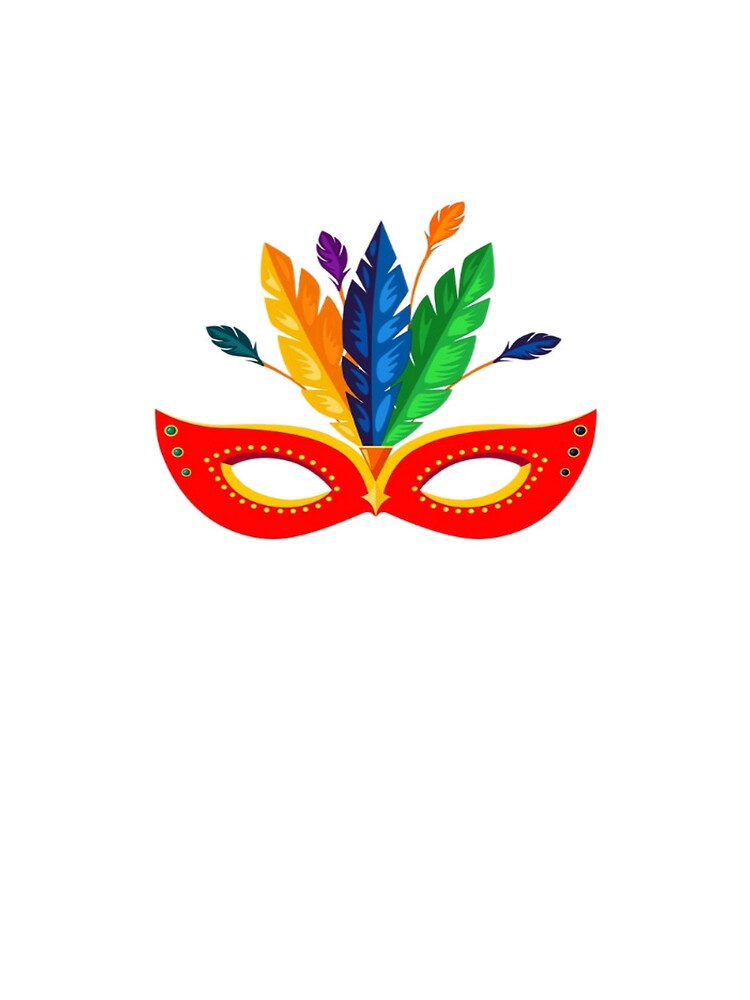 Mardi Gras mask with feathers by Cyber-Spider