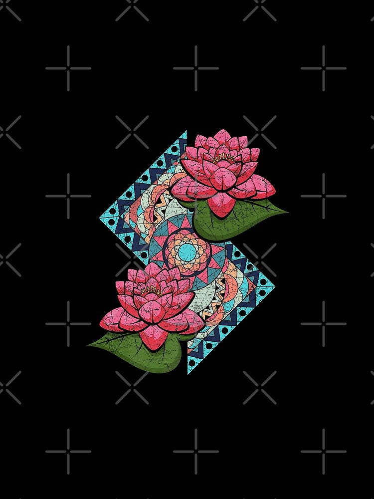 Flower Blossom Spiritual Yoga Colorful Mandala Lotus by gronthik
