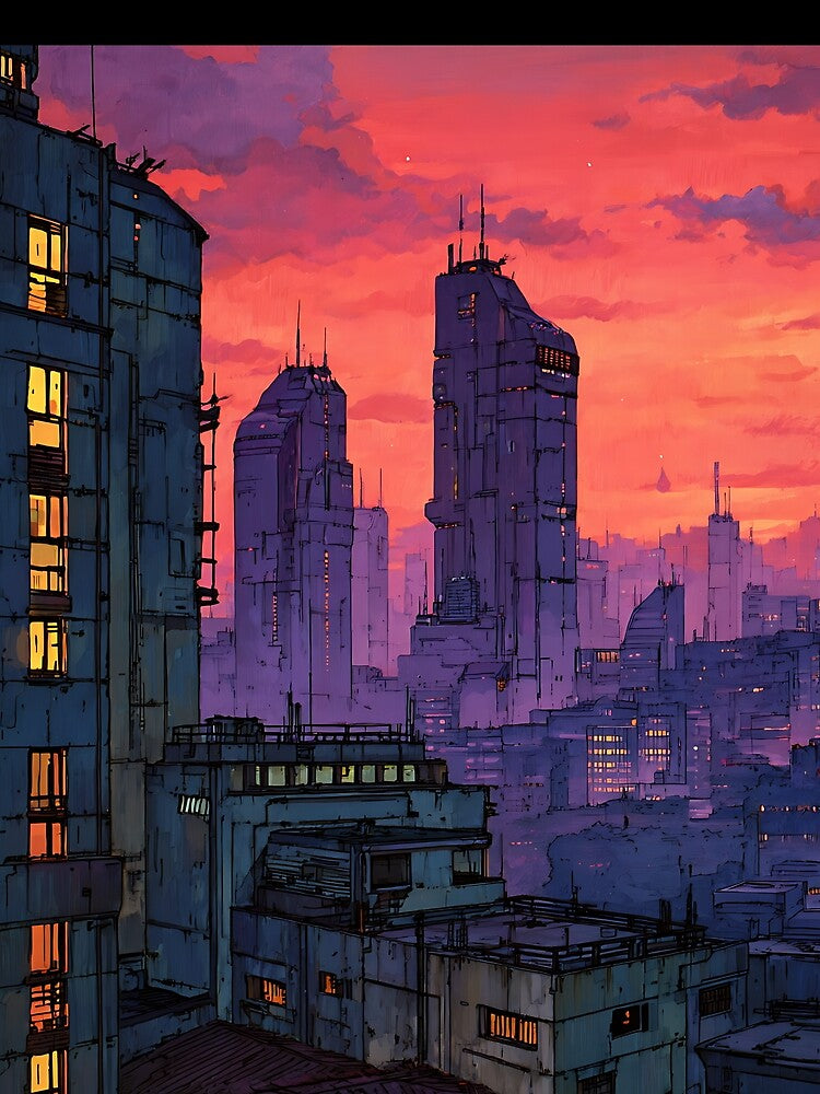 Cyberpunk Anime City by bapupa