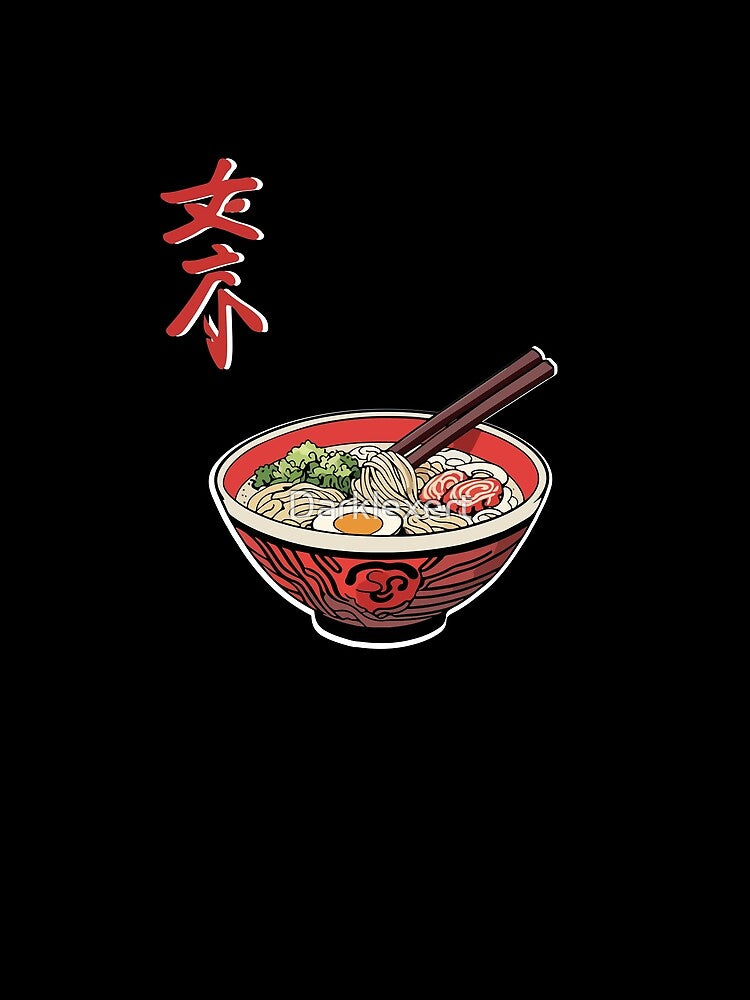 Retro Ramen Spirit – Vintage Anime Emblem by Darklexert