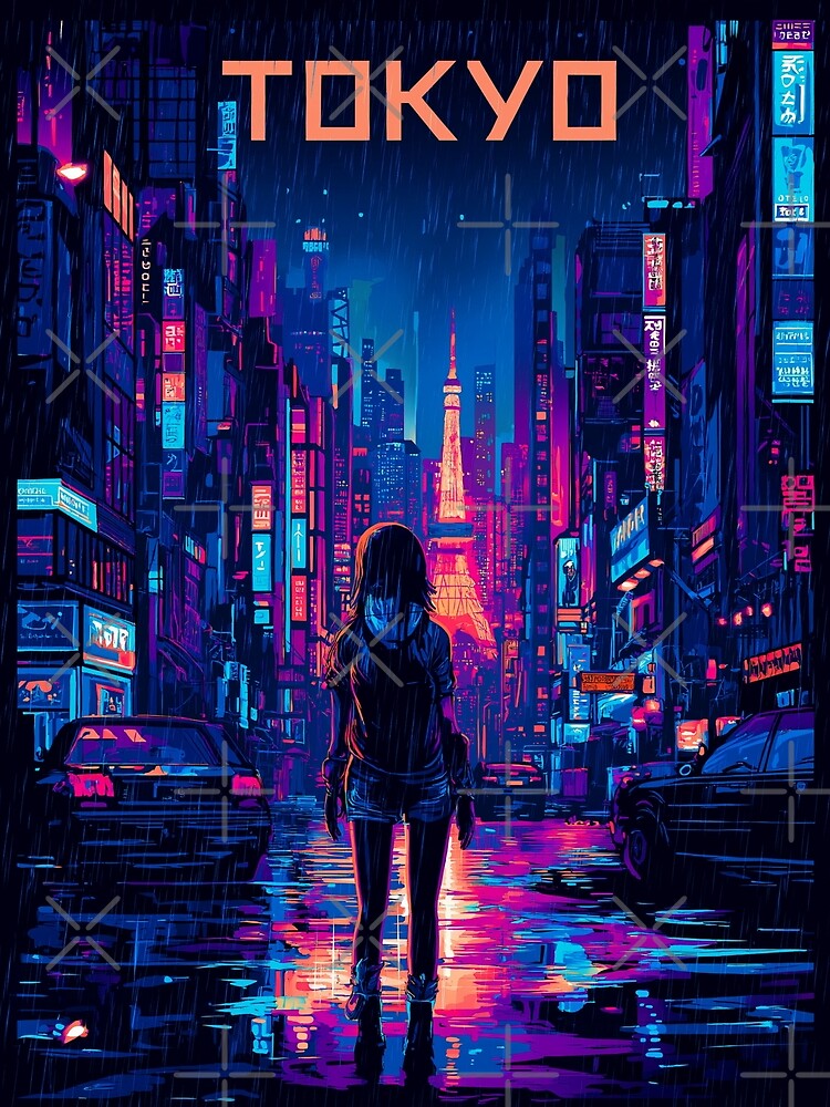 Tokyo Neon Nights – Cyberpunk City by Oni-Pixels