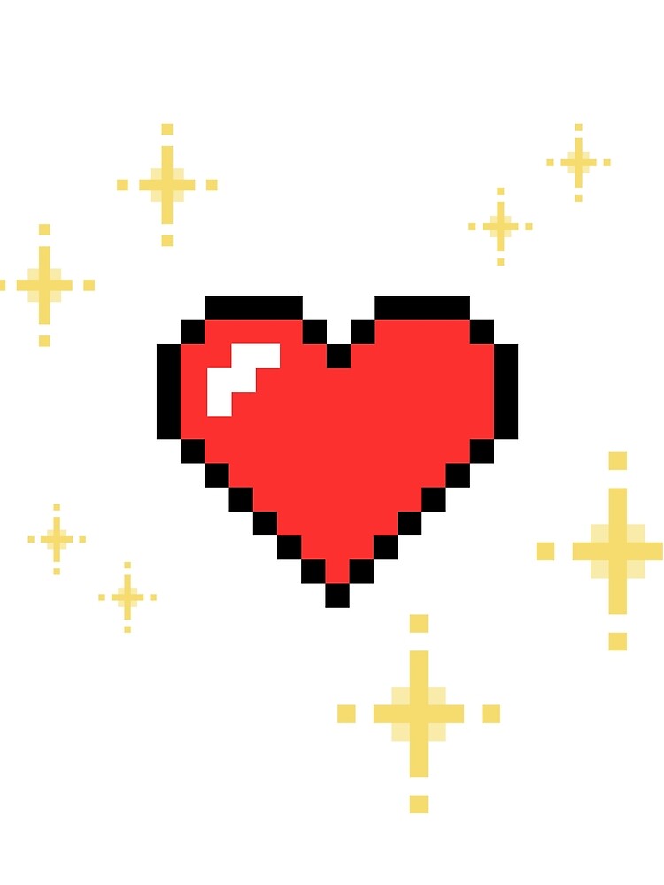 Pixel Heart by B-LuAmarela