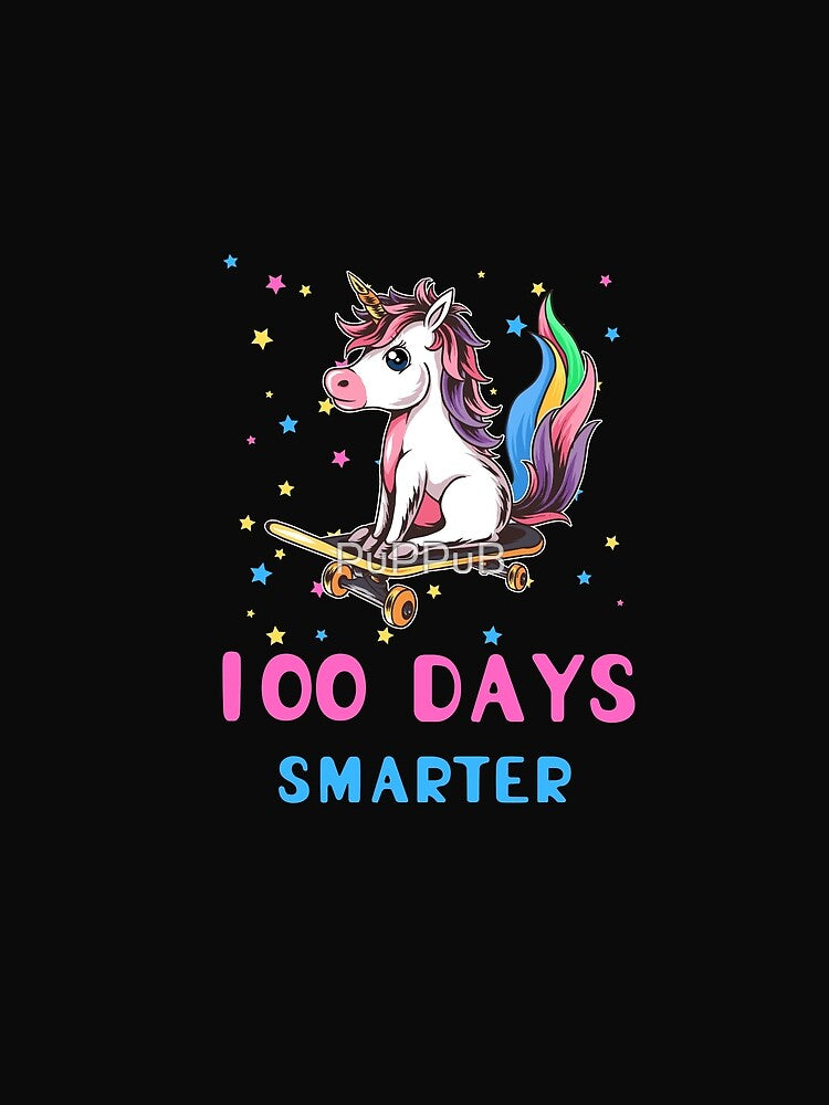 100 Days Of School Unicorn Girls  Costume Shirt by PuPPuB