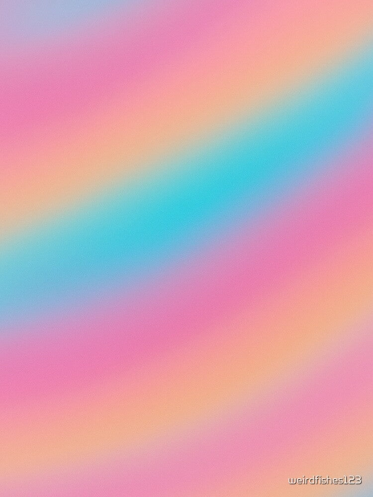Pastel Rainbow Gradient Aesthetic Background by weirdfishes123