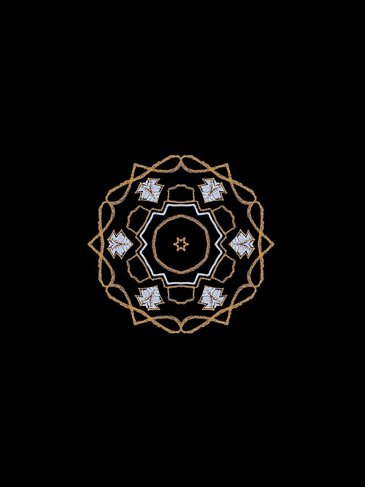 Geometric Symmetrical Tribal Ornament by neomadesigns