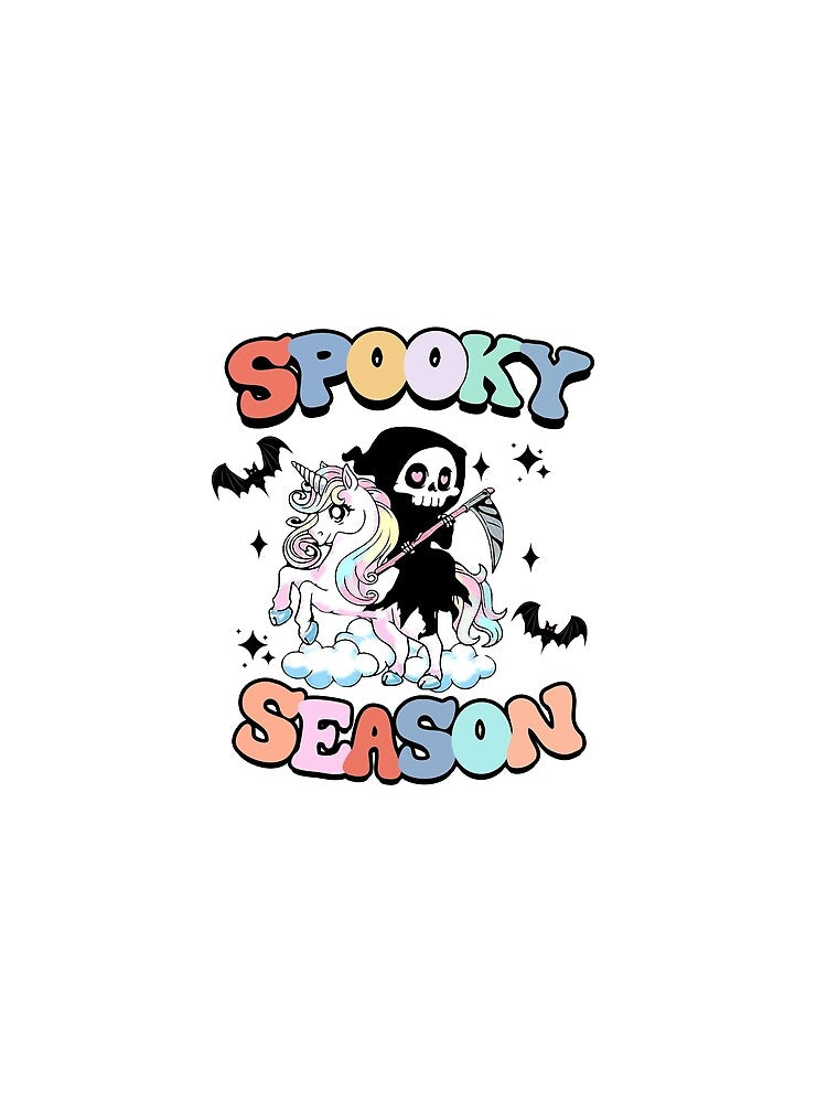 Spooky season unicorn with death by sweary12