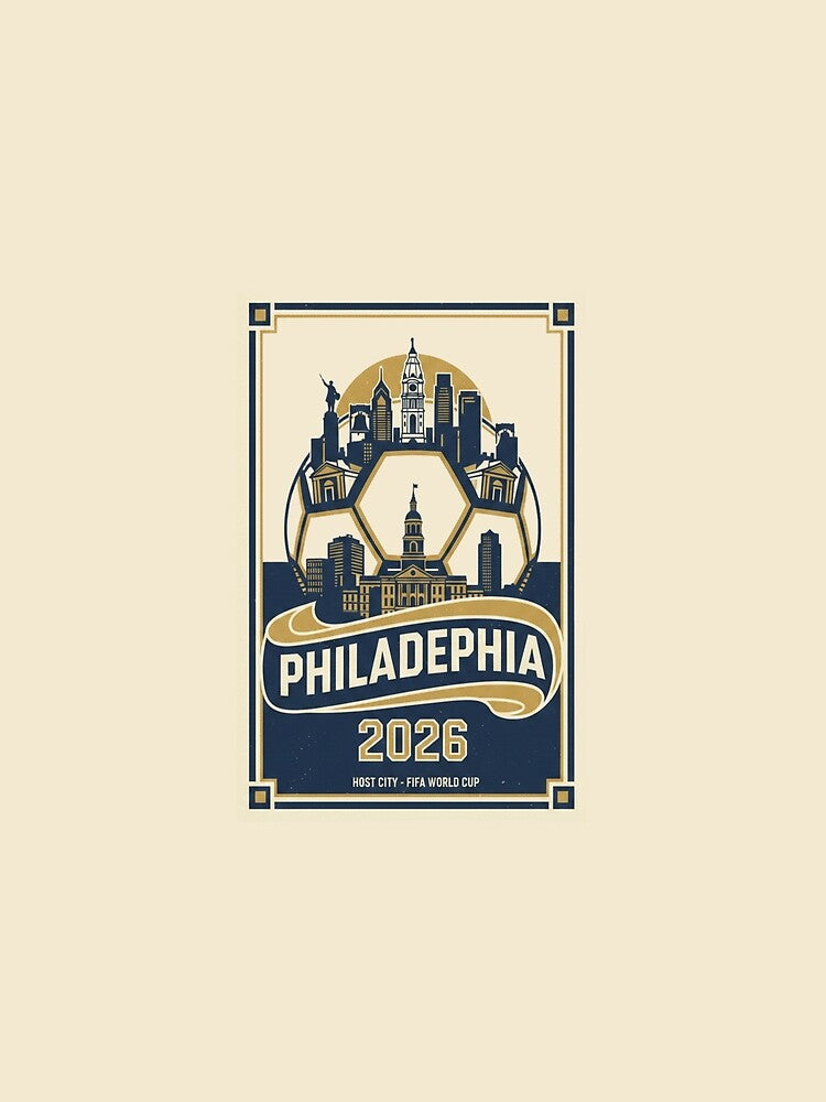 Philadelphia 2026 – Vintage Soccer Host City Tee by ArthUpscale
