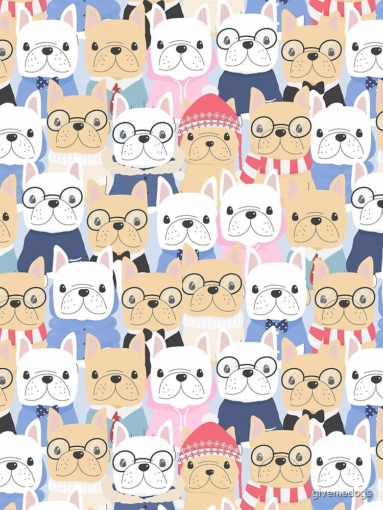 French Bulldog Family by givemedogs