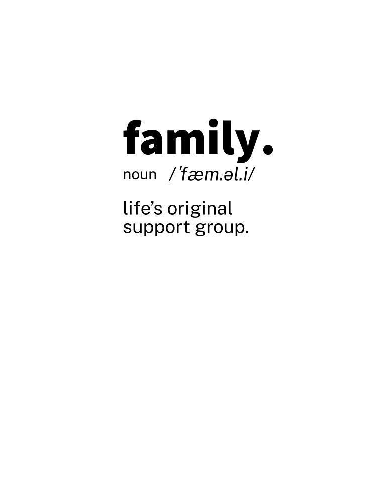 Family Definition Inspirational by IronWords