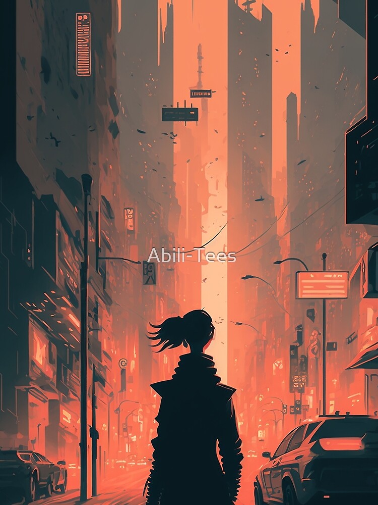 The Neon Metropolis by Abili-Tees