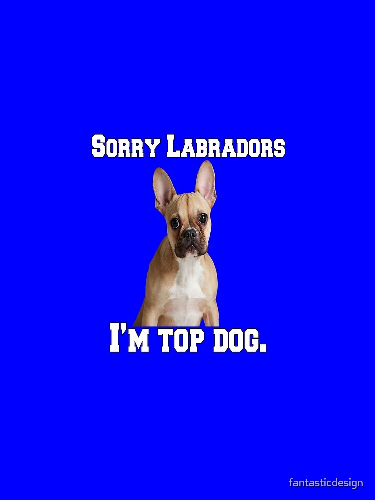 French Bulldog Lover Sorry Labradors I’m Top Dog by fantasticdesign