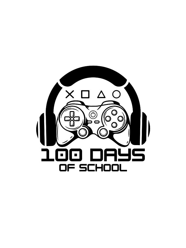 100 Days of School Gamer by BlackSnowShop