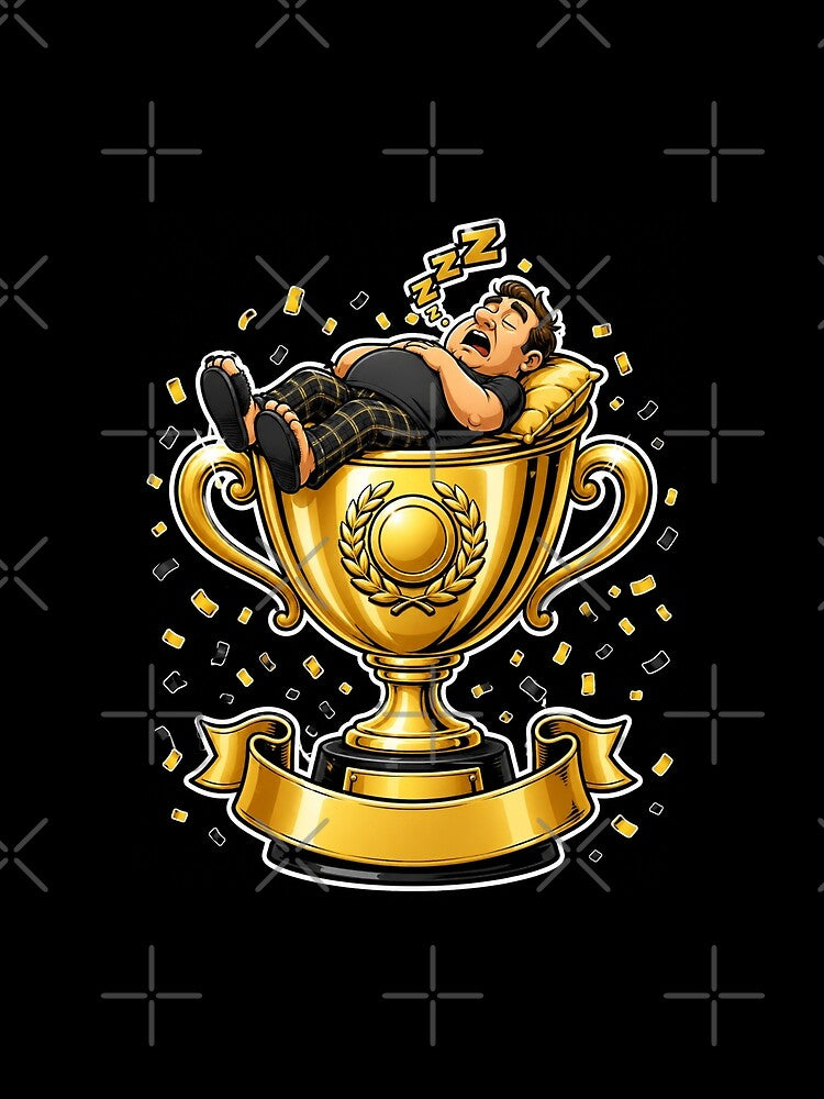 Nap Champion Trophy: Funny Father's Day Dad Gift by TheAngelHeart