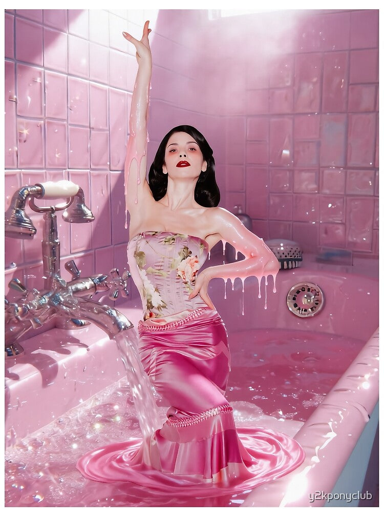 Surreal Melting Pink Bathtub - Marina by y2kponyclub