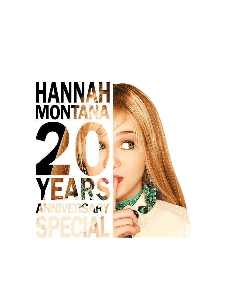 Hannah Montana 20 Years Anniversary Split Portrait Y2K Classic T-Shirt by frexalos