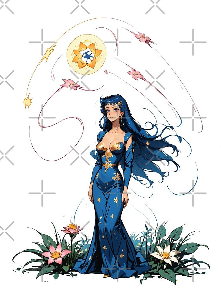 Moonlit Meditation Lotus by Arcane  Adorable