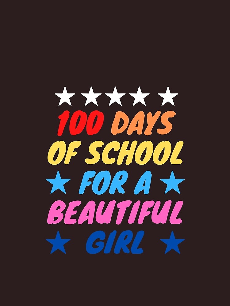 100 days of school for a beautiful girl by SENMARO100