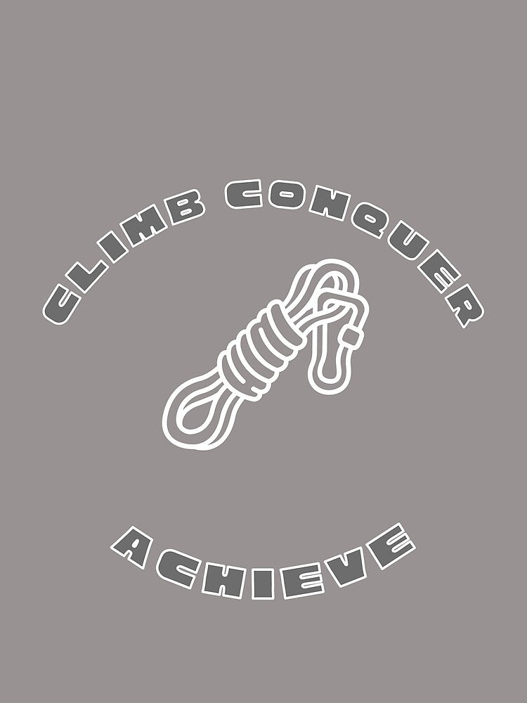 Climb conquer achieve indoor rock climbing by BreadnButter97