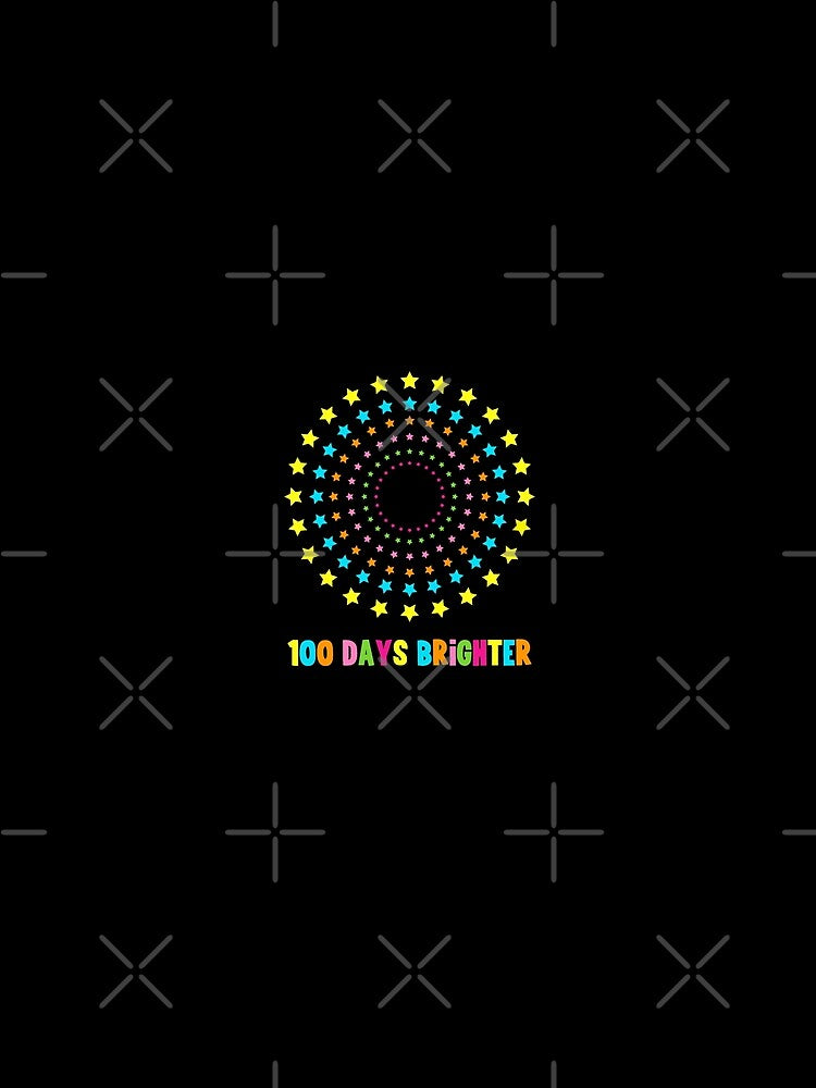 100 Days Brighter 100th Day Of School Or Kindergarten by Blok45